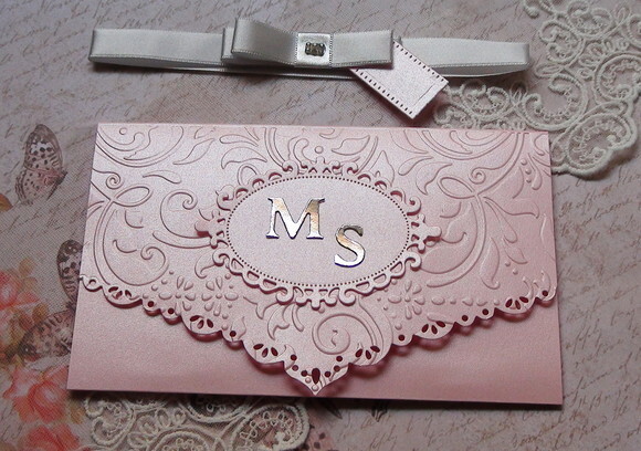 Envelope para Convite de Casamento Metalizado - 180g