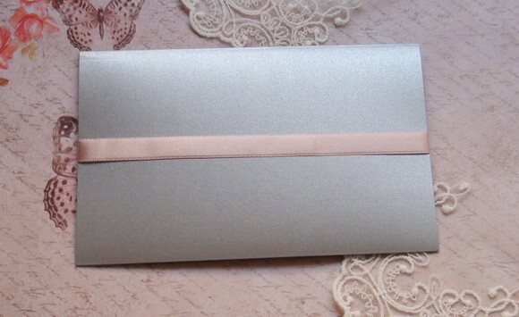 Envelope para Convite de Casamento Metalizado - 180g
