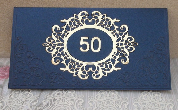 Envelope para Convite de Casamento Metalizado - 180g