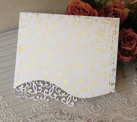 Envelope para Convite de Casamento Metalizado - 180g