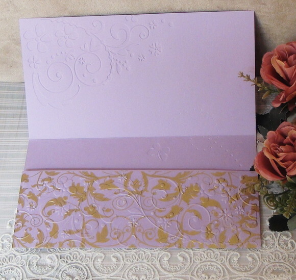 Envelope para Convite de Casamento Metalizado - 180g