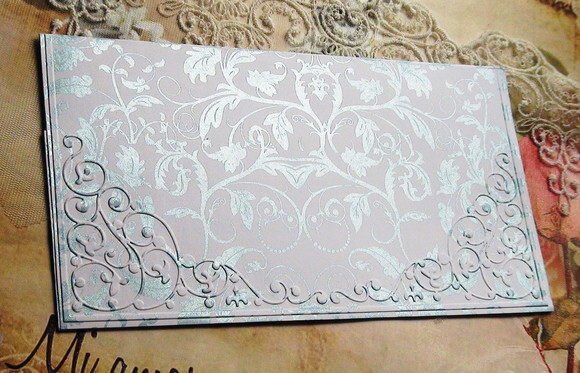 Envelope para Convite de Casamento Metalizado - 180g
