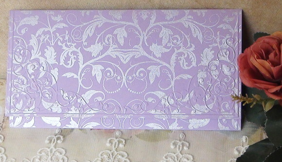 Envelope para Convite de Casamento Metalizado - 180g
