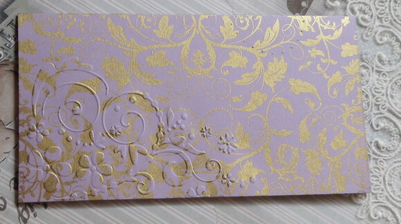 Envelope para Convite de Casamento Metalizado - 180g