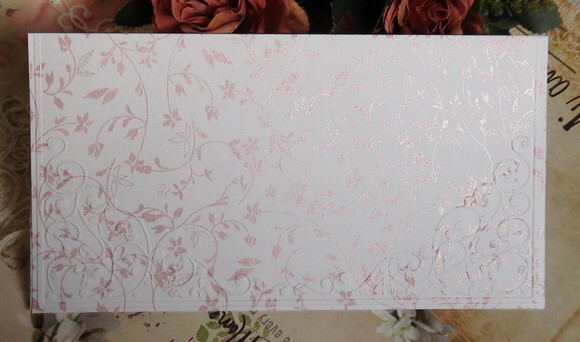 Envelope para Convite de Casamento Metalizado - 180g