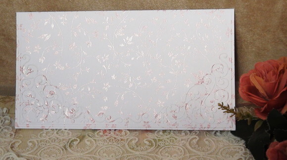 Envelope para Convite de Casamento Metalizado - 180g