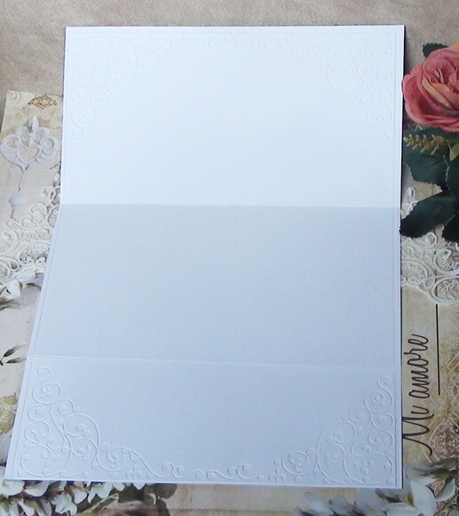 Envelope para Convite de Casamento Metalizado - 180g