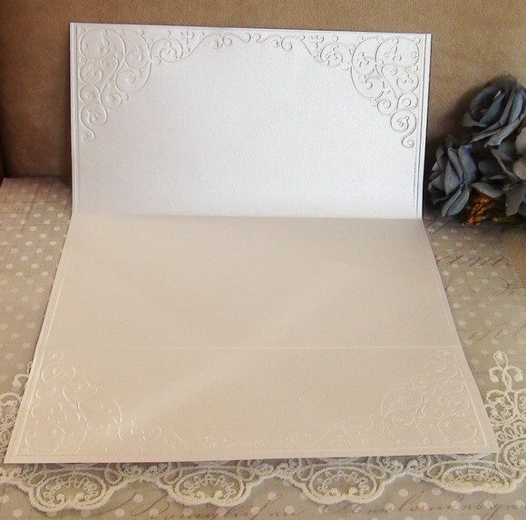 Envelope para Convite de Casamento Metalizado - 180g