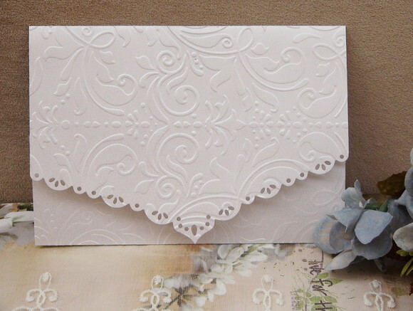 Envelope para Convite de Casamento Metalizado 180g