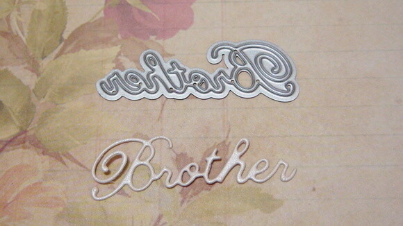 Faca de Corte e Embossing Folders Letras