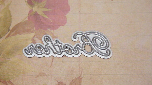 Faca de Corte e Embossing Folders Letras