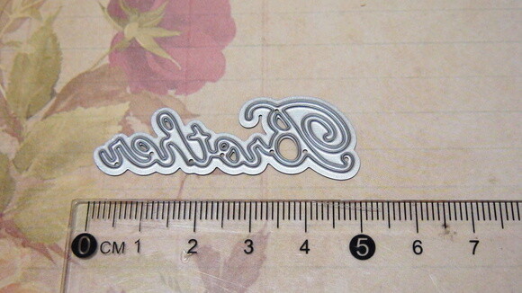 Faca de Corte e Embossing Folders Letras
