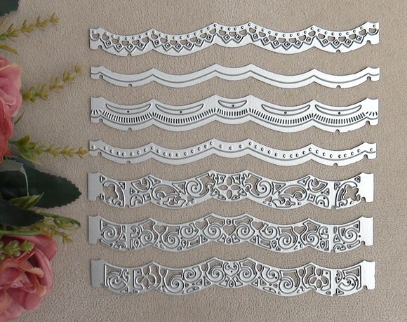 Faca de Corte para Scrapbooking - A2 Scalloped Borders Three