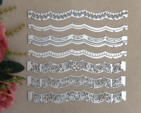 Faca de Corte para Scrapbooking - A2 Scalloped Borders Three