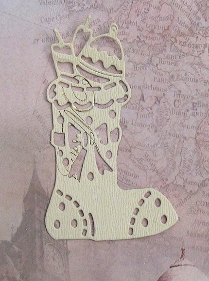 Faca de Corte para Scrapbooking - Bota Natal