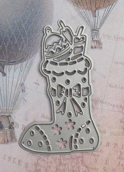 Faca de Corte para Scrapbooking - Bota Natal