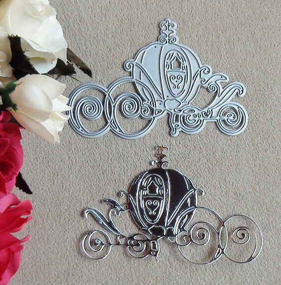 Faca de Corte para Scrapbooking - Carruagem Cinderela