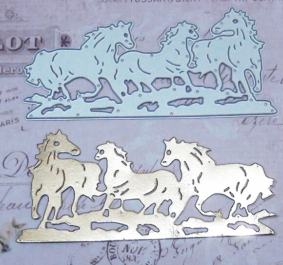 Faca de Corte para Scrapbooking - Cavalos