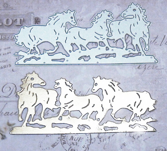 Faca de Corte para Scrapbooking - Cavalos