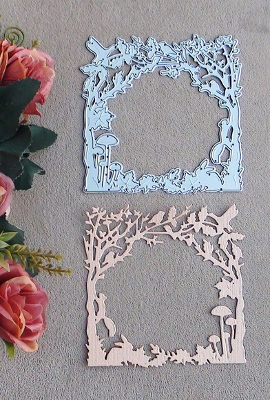 Faca de Corte para Scrapbooking - Cenário Coelhos