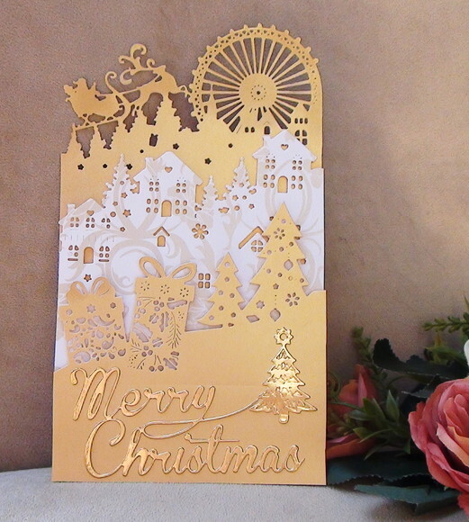 Faca de Corte para Scrapbooking - Cidade Natalina