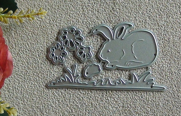 Faca de Corte para Scrapbooking - Coelhos Páscoa
