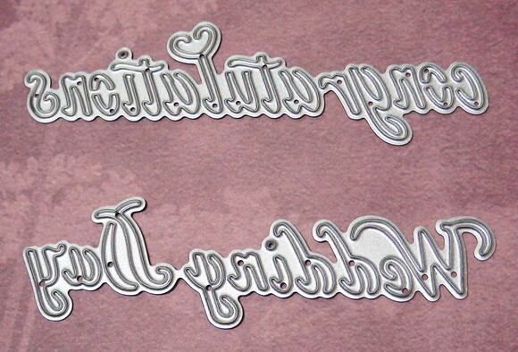 Faca de Corte para Scrapbooking - Convite