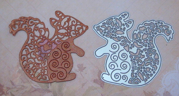 Faca de Corte para Scrapbooking - Convite Esquilo