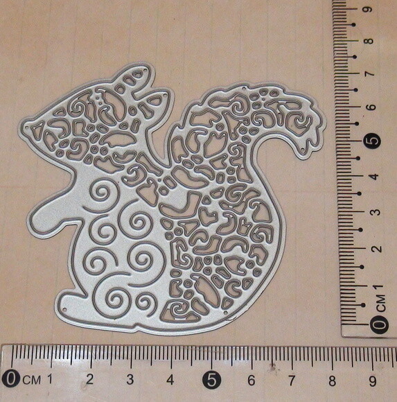 Faca de Corte para Scrapbooking - Convite Esquilo
