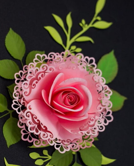 Faca de Corte para Scrapbooking - Convite Flor