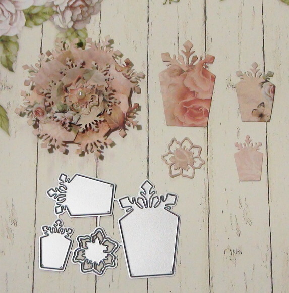 Faca de Corte para Scrapbooking - Convite Flor