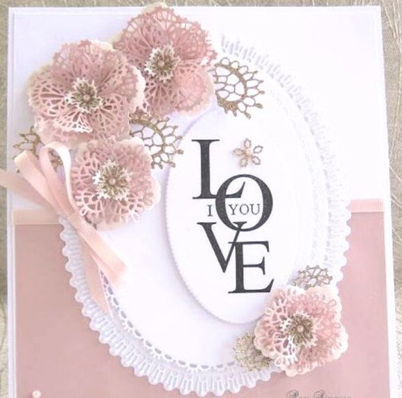 Faca de Corte para Scrapbooking - Convite Flor e Folhas