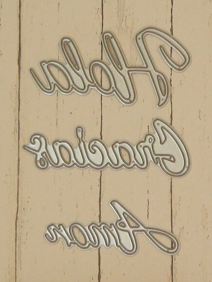 Faca de Corte para Scrapbooking - Convite Letras