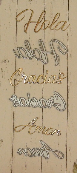 Faca de Corte para Scrapbooking - Convite Letras