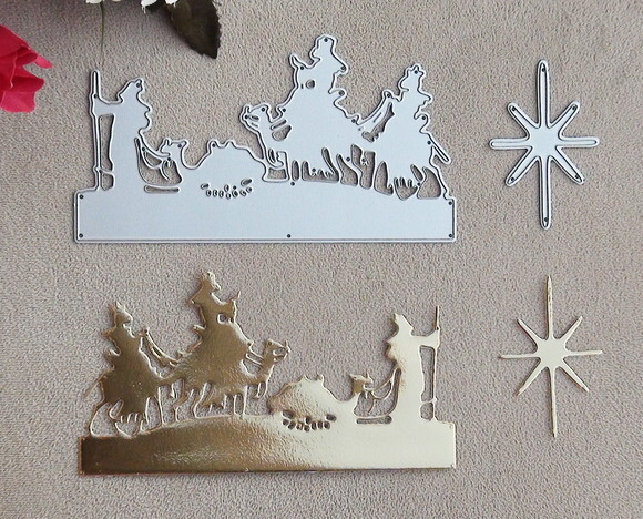 Faca de Corte para Scrapbooking - Convite Natal