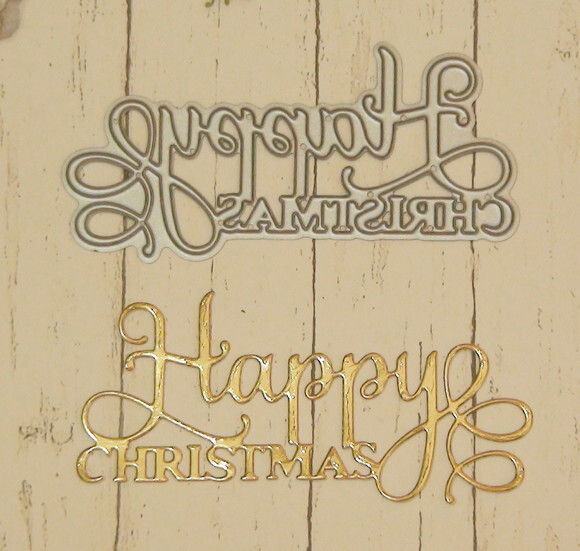 Faca de Corte para Scrapbooking - Convite Natal