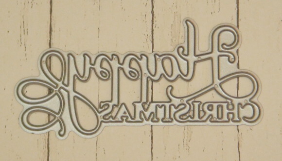 Faca de Corte para Scrapbooking - Convite Natal
