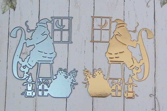 Faca de Corte para Scrapbooking - Convite Natal