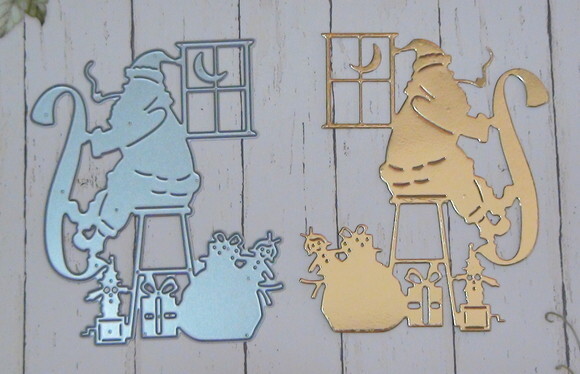 Faca de Corte para Scrapbooking - Convite Natal