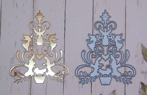 Faca de Corte para Scrapbooking - Convite Natal