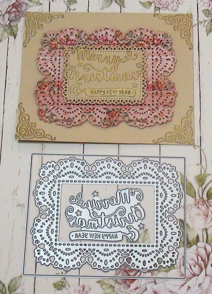 Faca de Corte para Scrapbooking - Convite Natal