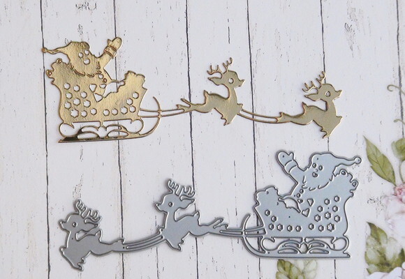 Faca de Corte para Scrapbooking - Convite Natal