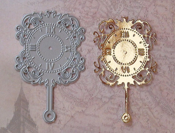 Faca de Corte para Scrapbooking - Convite Relogio