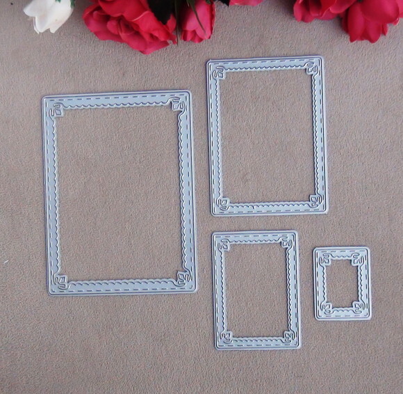 Faca de Corte para Scrapbooking - Convite Retângulos