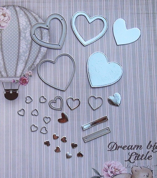 Faca De Corte Para Scrapbooking - Coração Shaker