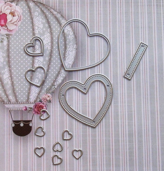 Faca De Corte Para Scrapbooking - Coração Shaker