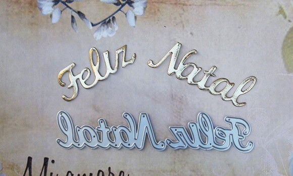 Faca de Corte para Scrapbooking - Feliz Natal