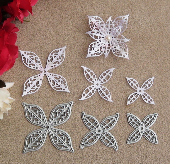 Faca de Corte para Scrapbooking - Flor Vazada.