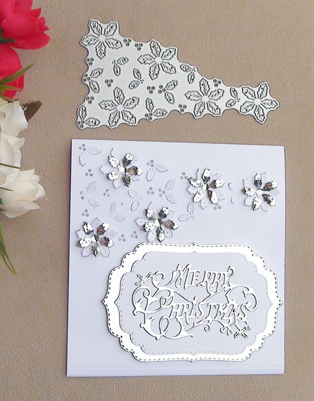 Faca de Corte para Scrapbooking - Flores de Natal