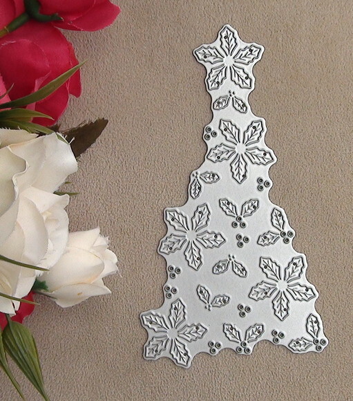 Faca de Corte para Scrapbooking - Flores de Natal